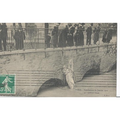 Paris - Inondations de Janvier 1910 - L'Ours blanc